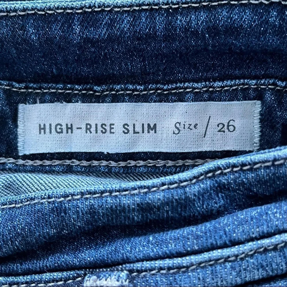 Anthropologie Pilcro and the Letterpress High Rise Slim Jeans Size 26 - Image 7