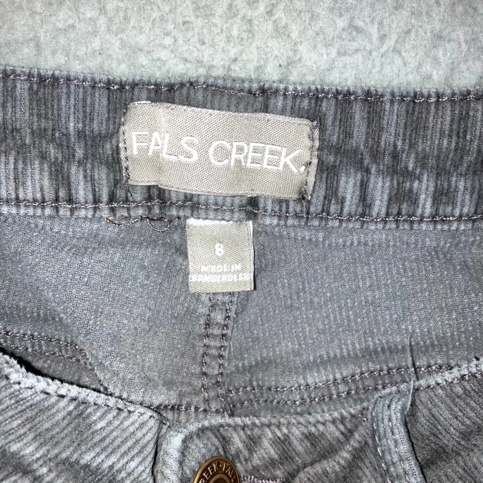 Corduroy Flare Leg Pants Women 8 Bootcut Casual Minimalist Timeless Classic - Image 11