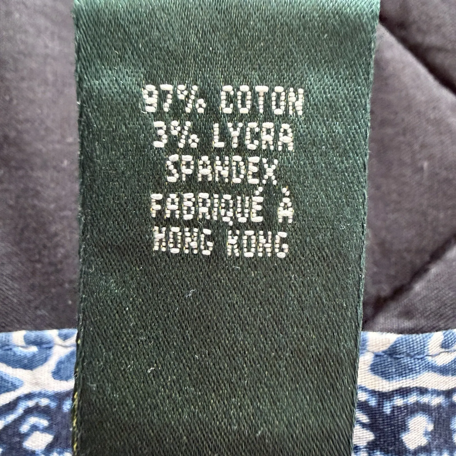 VTG Lauren Ralph Lauren Womens Blue Paisley Cropped Pants Size 8 Preppy Coastal - Image 8