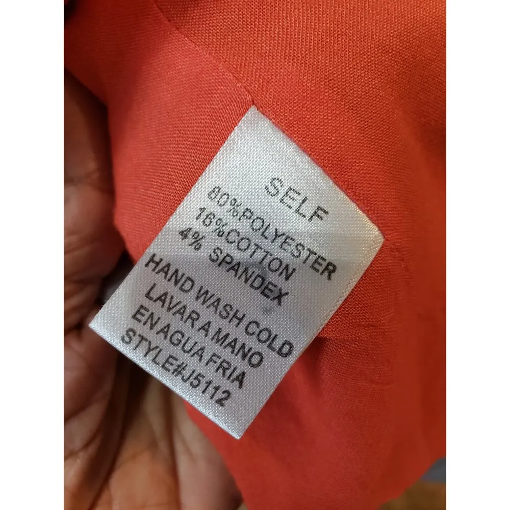 Nameless Blazer Jacket Women Small Gray Open Front Cut Out Back Career Chic - Image 8