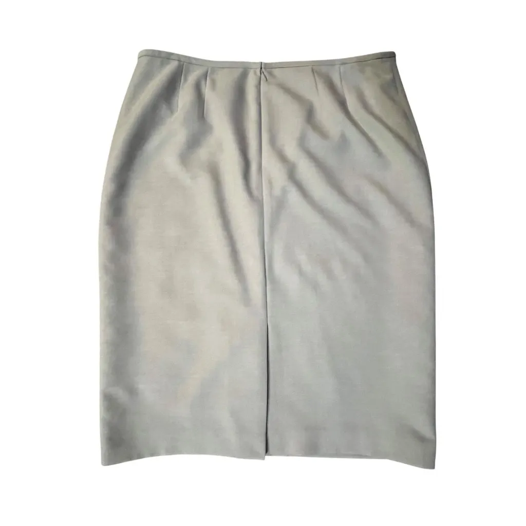 Jones Studio Separates Skirt Women's 12 Beige Lined Pencil Used - Image 4