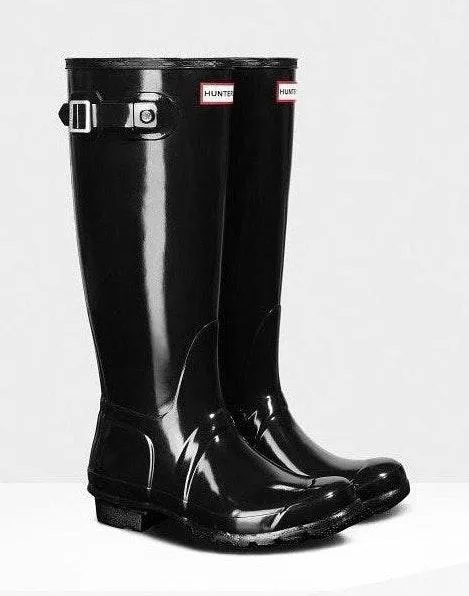 Hunter Rain Boots Original Black Gloss - Image 7