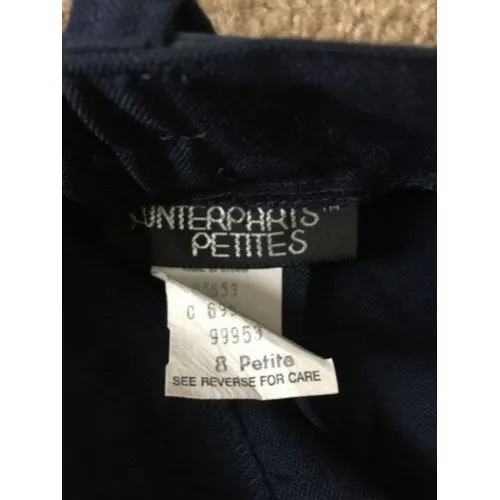 Counterparts Petites Women's Casual Skirt Belted Size 8 Petite Blue - Image 6