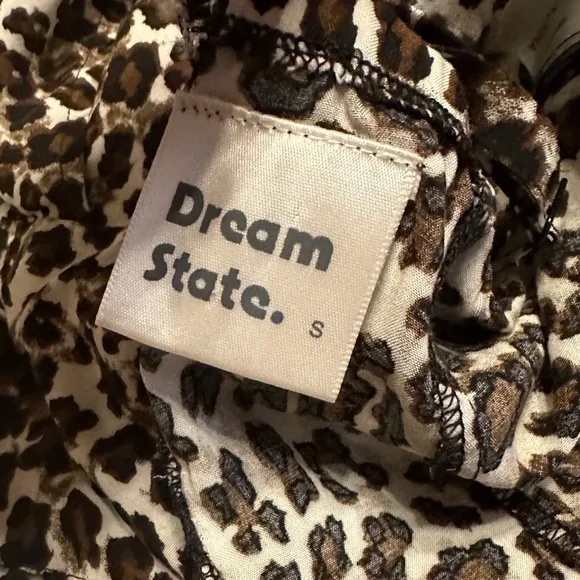 Dream State Animal Print‎ Set Sz S/M Brown - Image 5