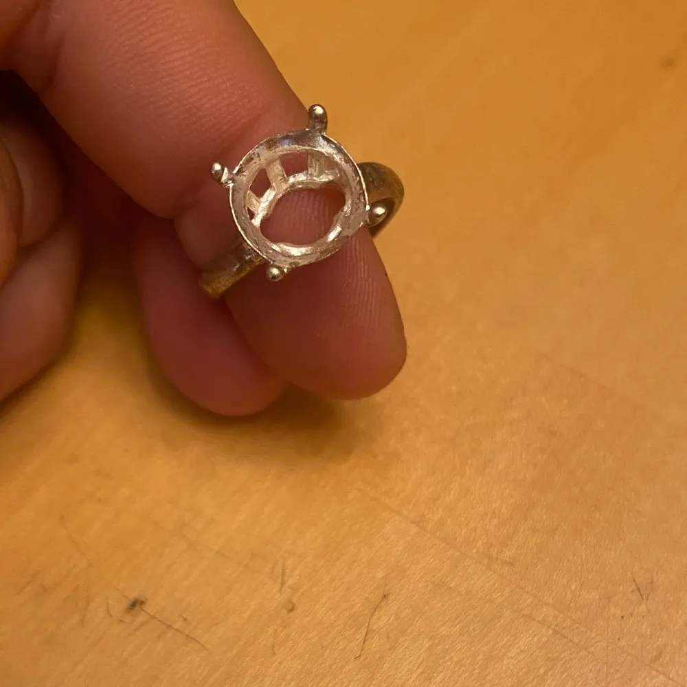 Silver Ring Set with Stone Settings - Image 6