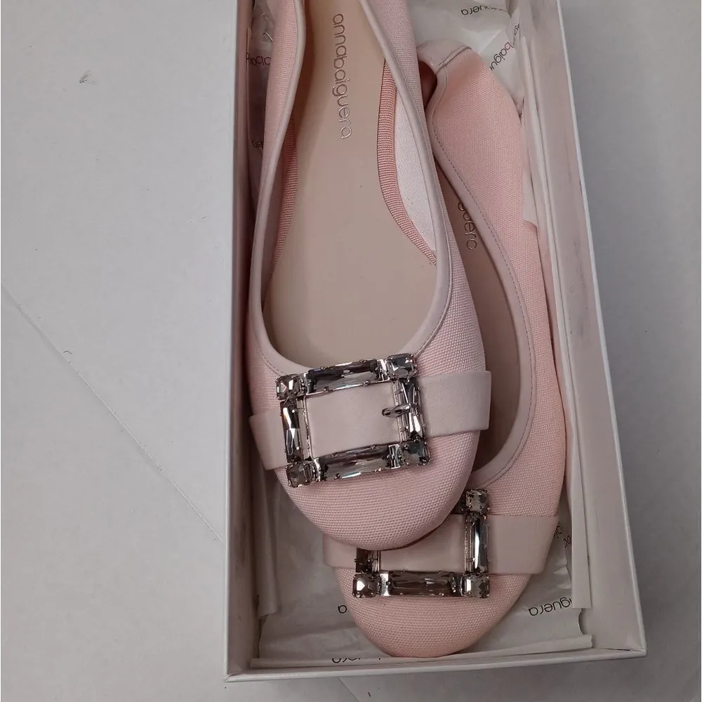 ANNA BAIGUERA Ballet Flats In Blush size 41 Pink - Image 9