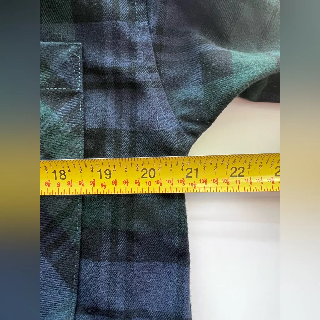 Abercrombie & Fitch oversized plaid flannel Soft Collection shirt long sleeve - Image 5