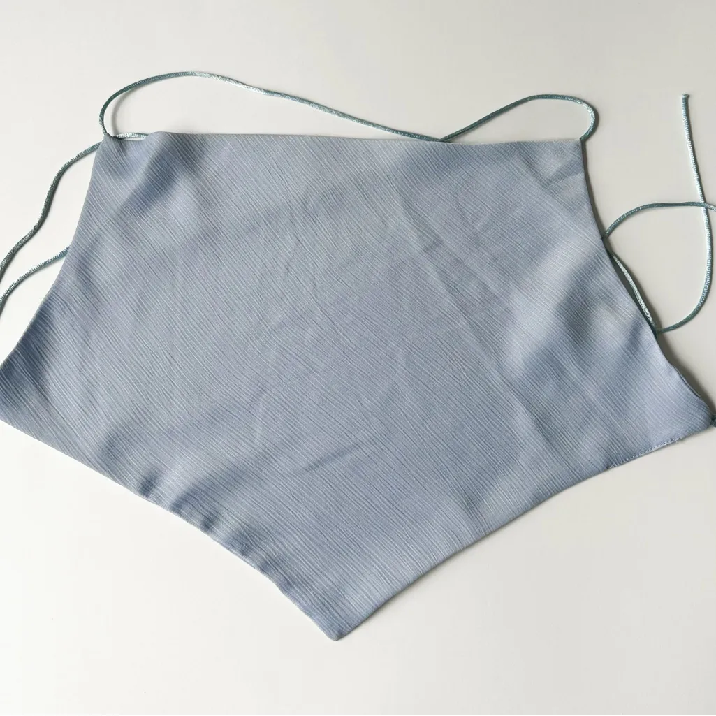 Princess Polly White Satin Crop Top - Image 4