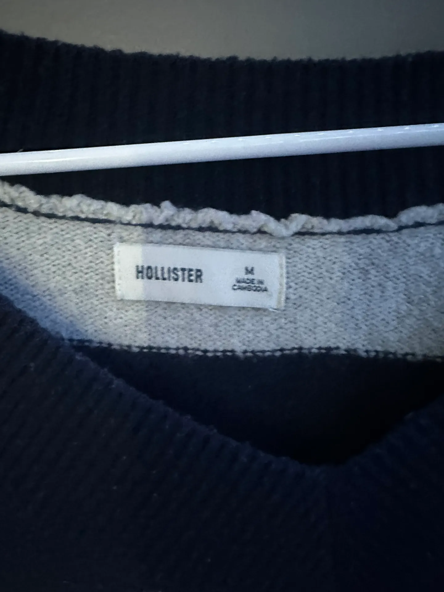 Blue And Grey Sweater - Image 2