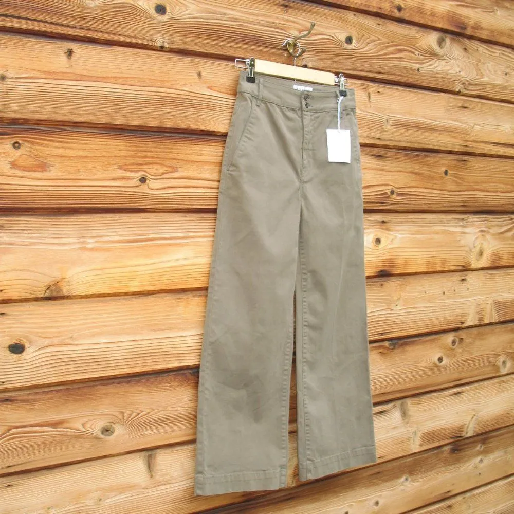 NWT FRAME Cropped Wide Leg High Waist Pants - Image 4