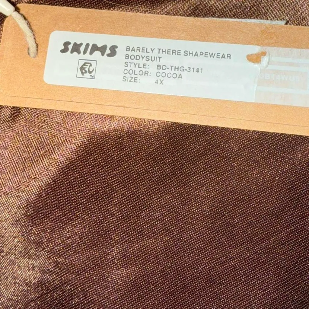 Skims barley there bodysuit 4x NWT coca - Image 3