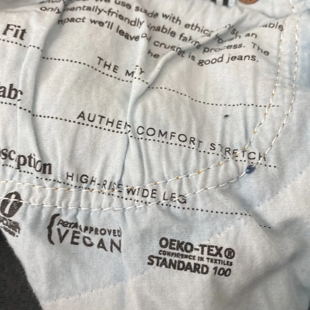 Boyish The Mikey High Rise Wide Leg Jeans Size: 26 - Image 8