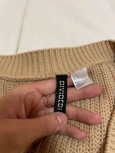 H&M  Knit Button up Sweater - Image 3