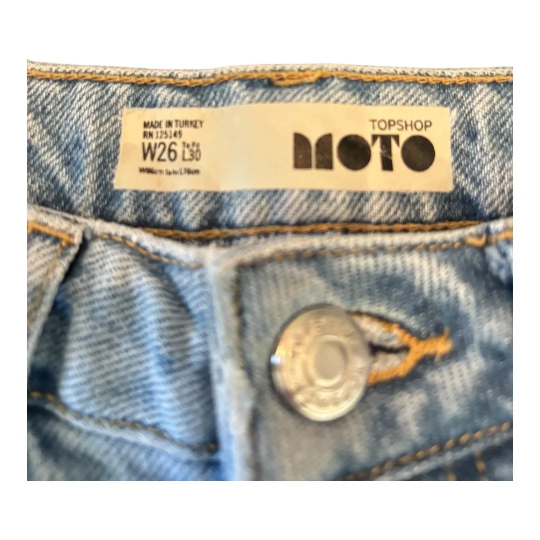 Topshop MOTO Jeans Cropped W26 L30 - Image 5