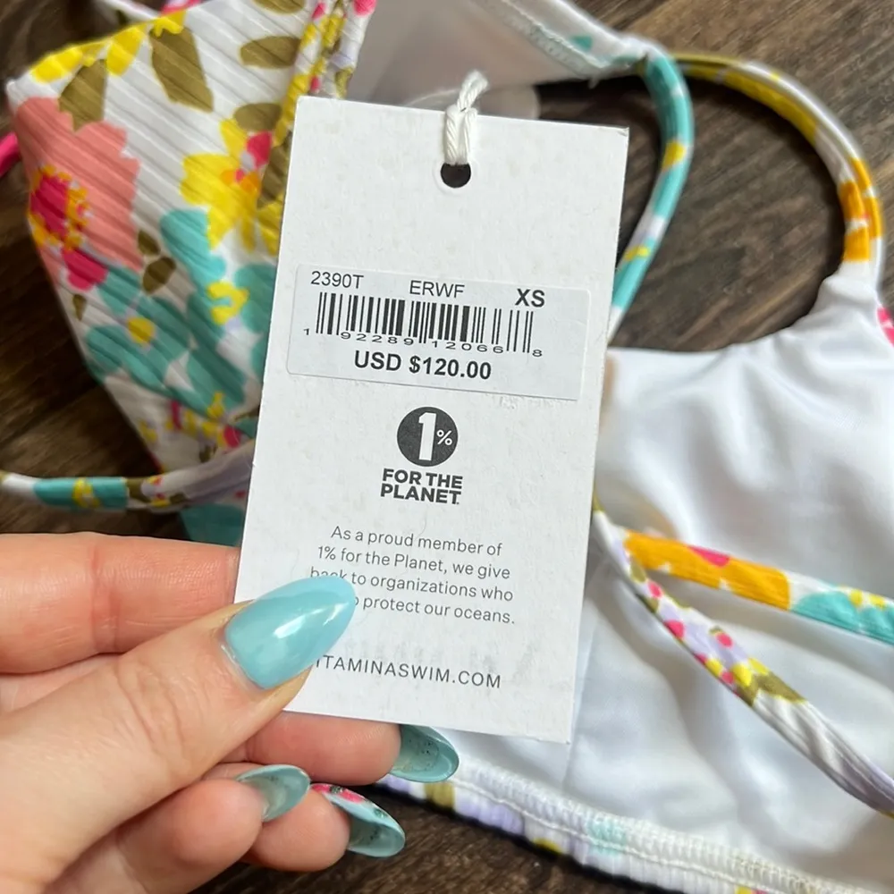 Vitamin A Floral Bikini Bottom - Image 3