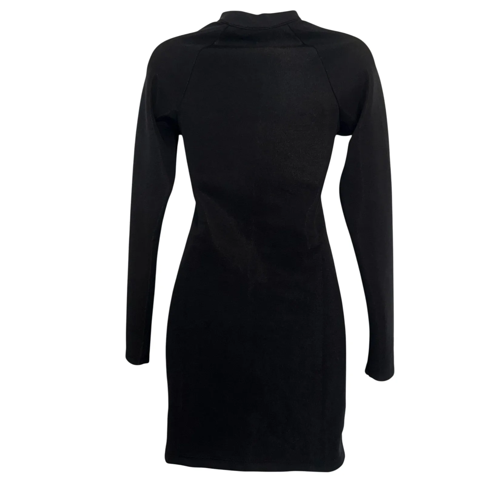 NIKE‎ Women's Long Sleeve Half Zip Black Dress Floral Swoosh NWT $80 Size XS - Image 6