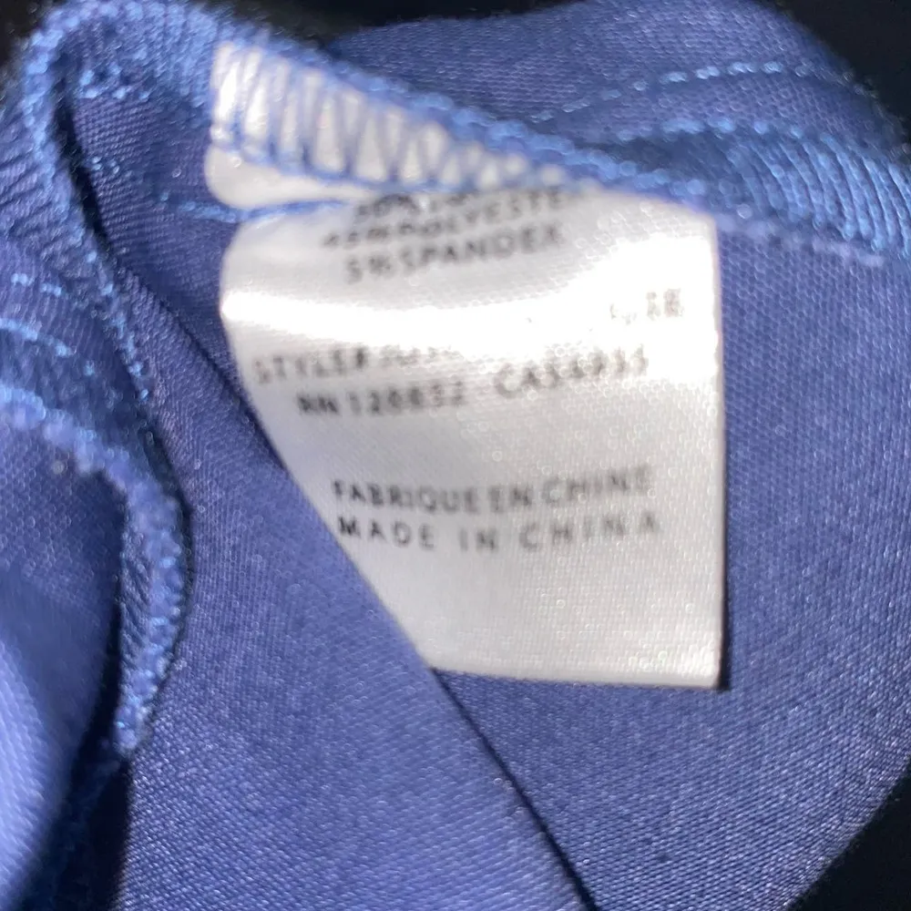 Tessori Josephina Navy Blue Pleated High Waist A - Image 5