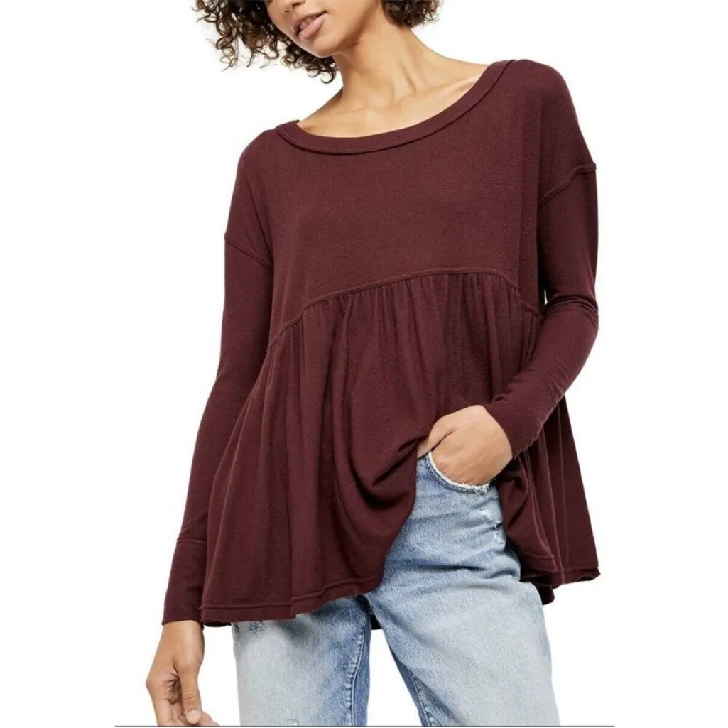NWT free people forever your‎ girl babydoll top - Image 2