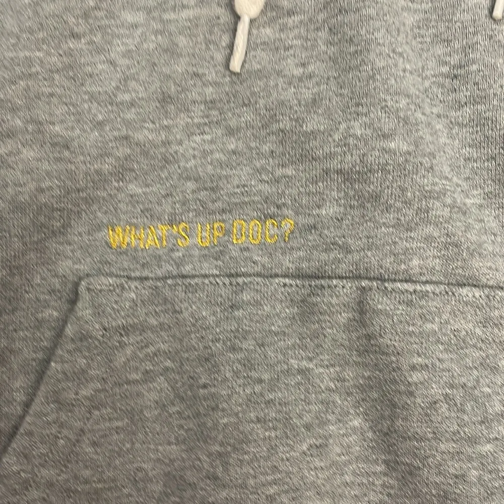 Looney Tunes Chuck Taylor All Star Gray Women's Pullover Hoodie Size S - Image 8