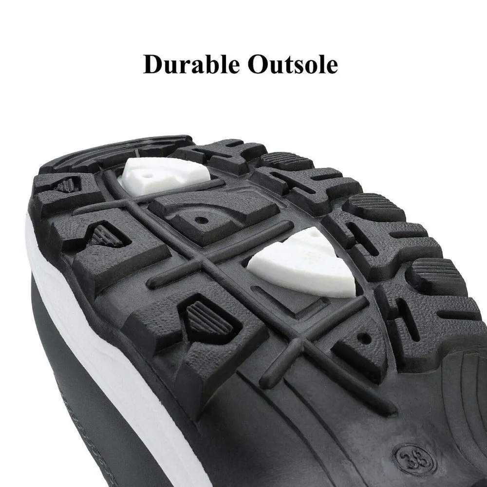 (Size 12) Dream Pairs Women Waterproof Winter Snow Boots Faux Fur Grey/Taupe - Image 4