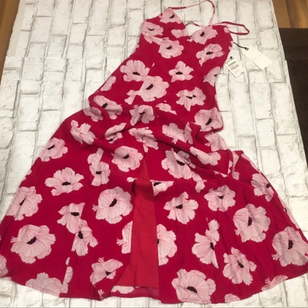 LEITH FLORAL MAXI SUNDRESS SPAGHETTI STRAPS NWT - Image 6