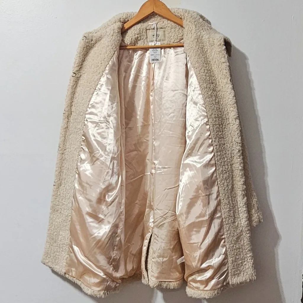 Marine Layer Aspen Coat - Cream - Women's Size XL - Holiday 2023 - 16378 - NWT - Image 4