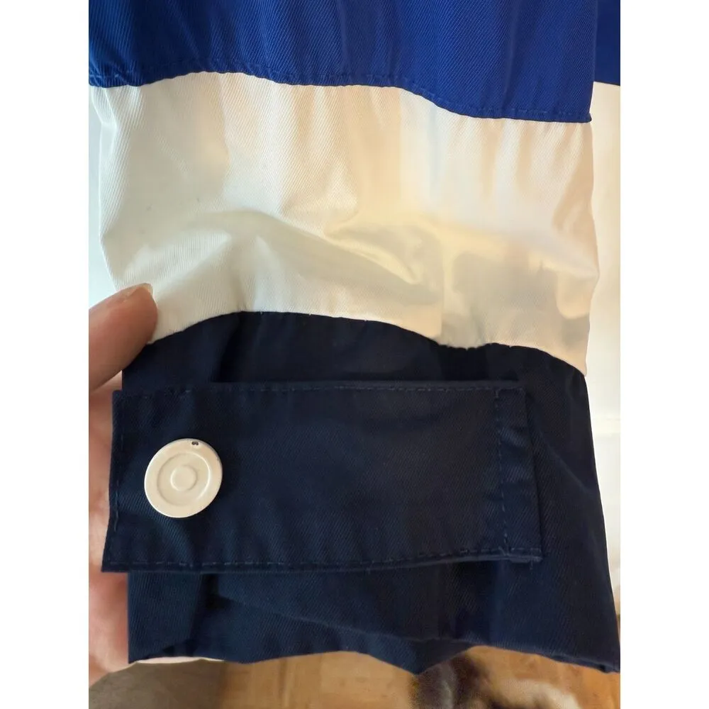 Hunter For Target Colorblock Blue and White Windbreaker Rain Jacket Size XS - Image 4