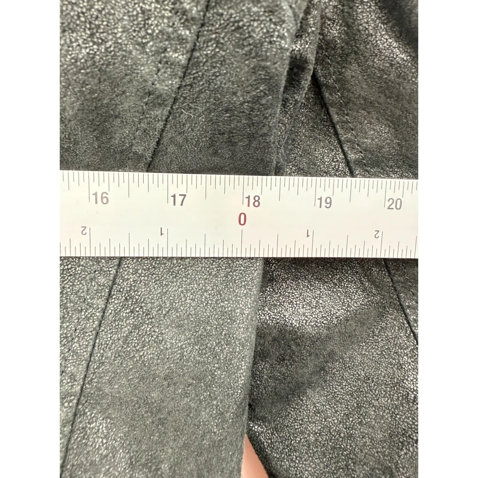 Levis Womens Black Genuine Leather Moto Jacket Size Medium - Image 9