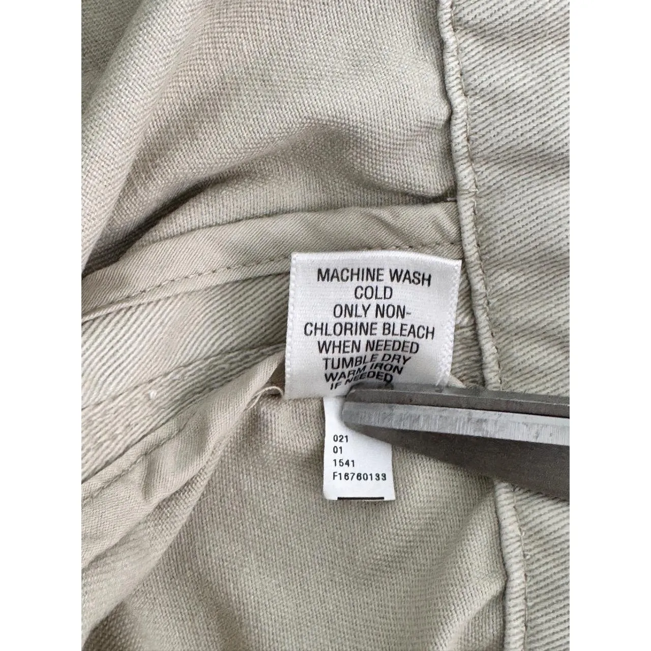 Mossimo 100% Cotton Jacket Women’s 18W – Beige Button Front Utility Style‎ Tan - Image 6