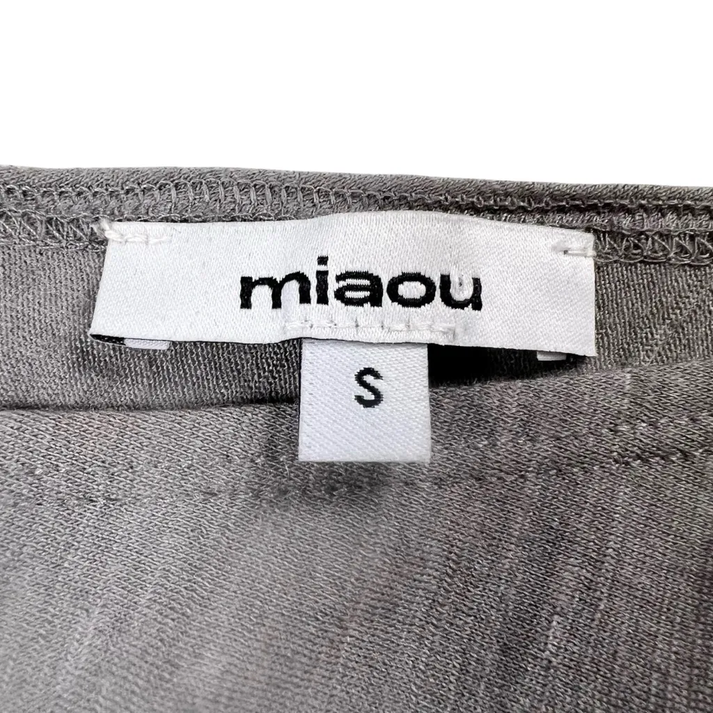 Miaou Grey Katia One Shoulder Top Size Gray - Image 12
