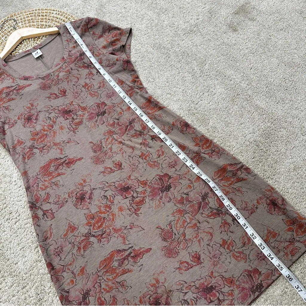 Peruvian Connection Women’s Modal Dress Shortsleeve Floral Printed Boho Size S - Image 10