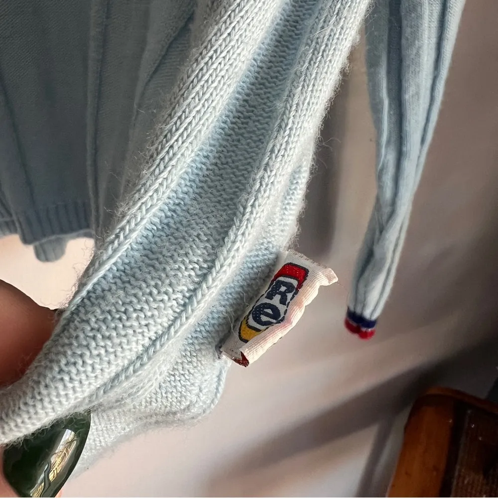 Vintage Striped Collared Sweater Size XL - Image 4