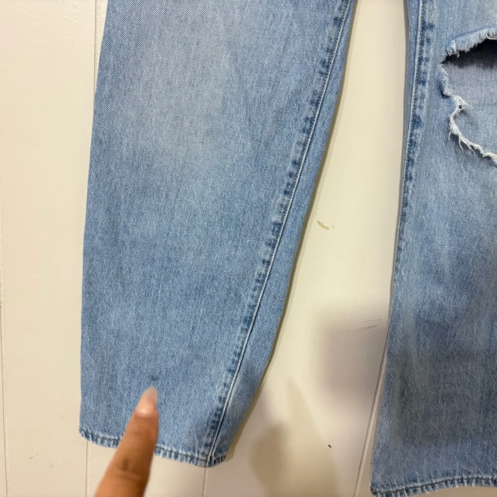 Levi’s 94 Baggy Jeans Women’s Size 27 Light Blue Vintage Fit - Image 6