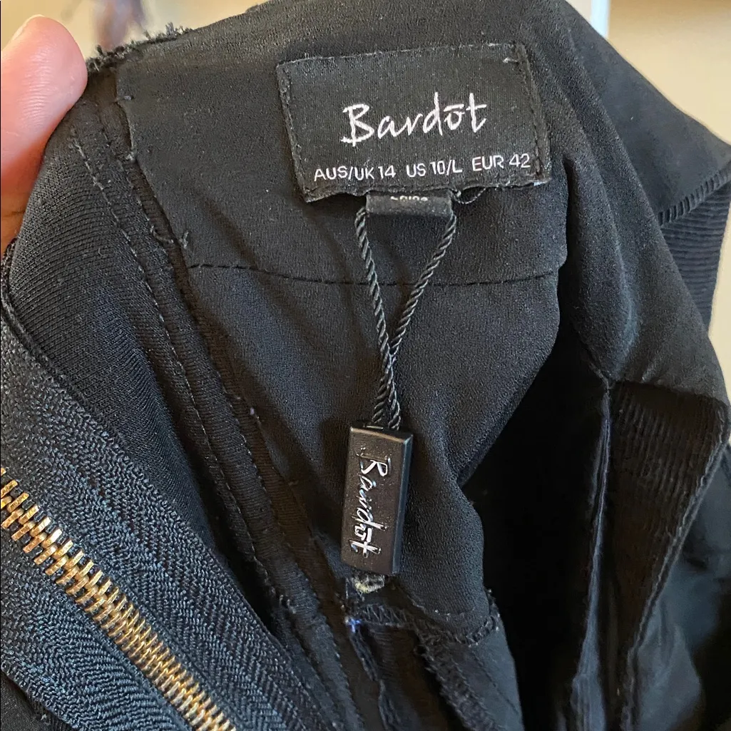 Bardot Chic Black Jumpsuit - Image 7