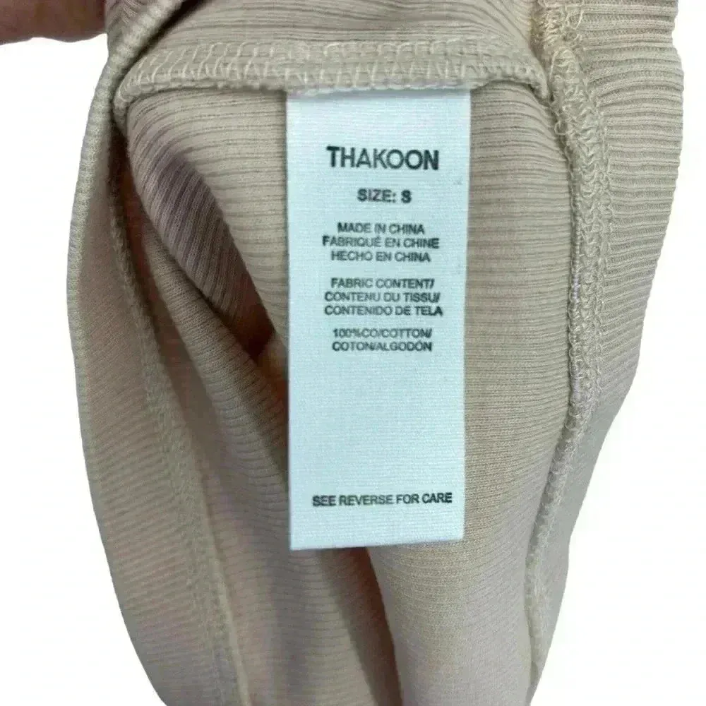 THAKOON DU DUSTY PINK CROP TOP WOMEN SIZE SMALL STYLE TWCT001083 RIBBED SHIRT - Image 10