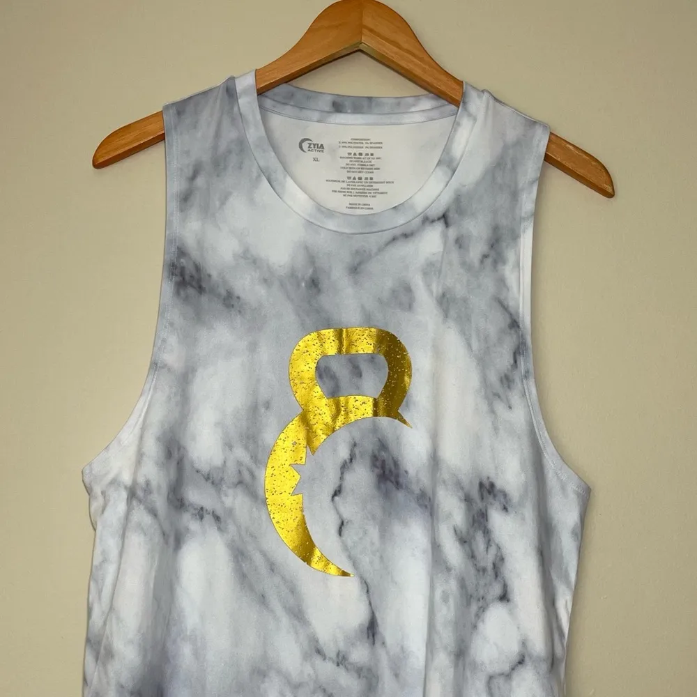 Zyia Hendrix Marble Print Kettleball Tank - Image 2