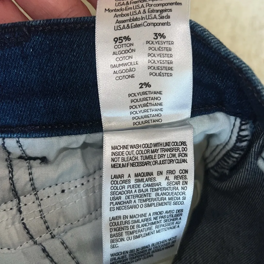 MOTHER The Tabby Tune Up Skimp Jeans Taking Shape Wash Size 27 NWT Blue - Image 14