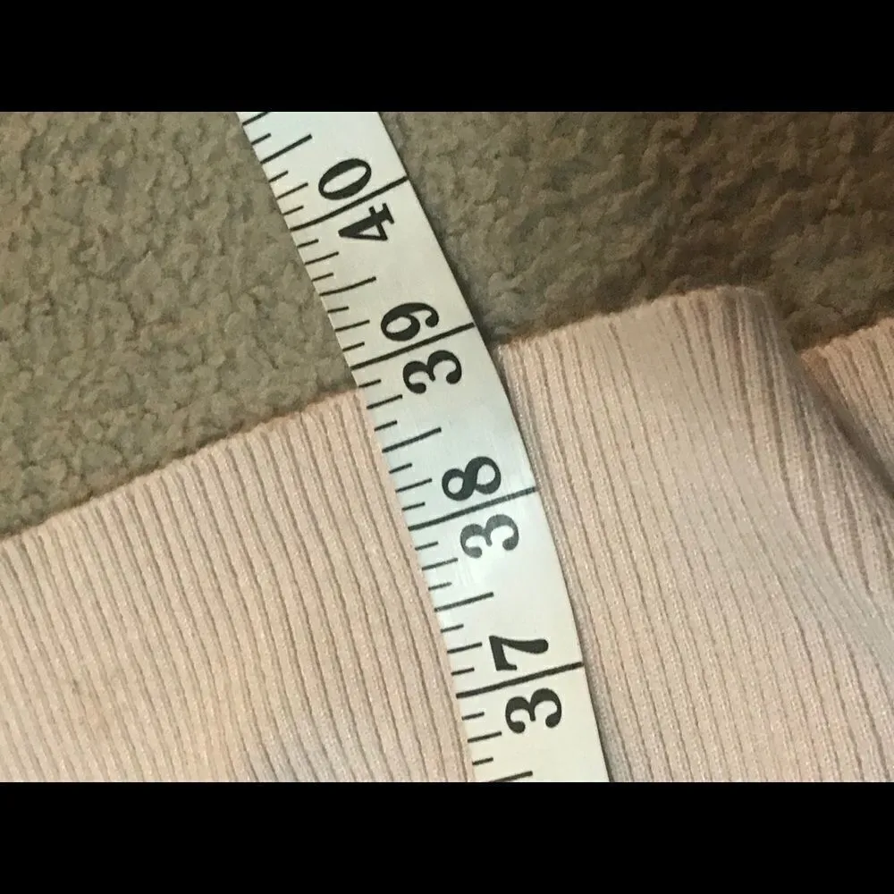 Mango  basics size XS pink ties in front cardigan - Image 11