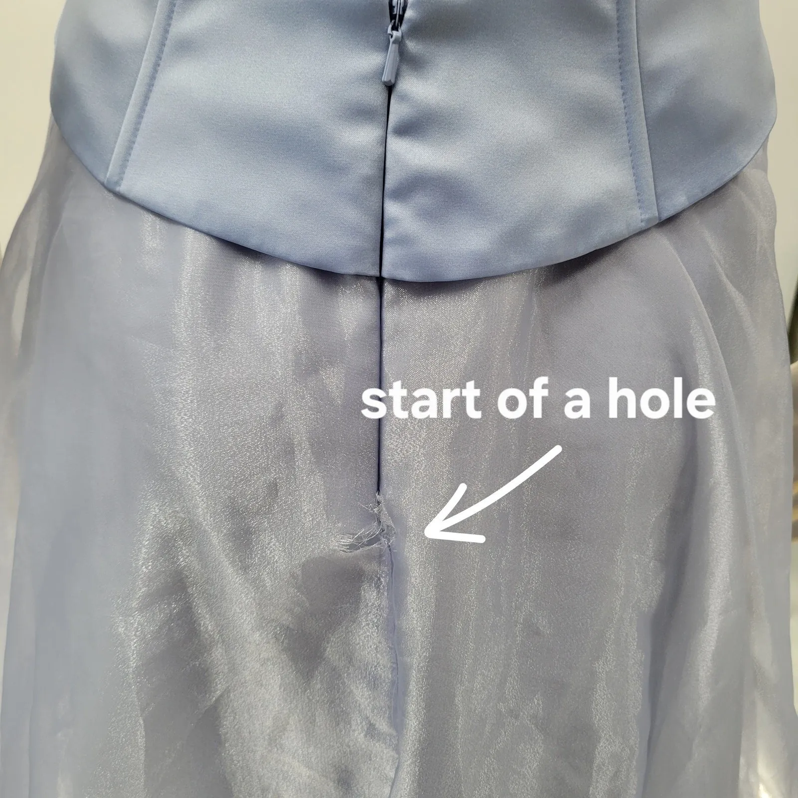 Michelangelo Gown Womens 6 Blue Beaded Whimsical Fairy Corset Halter Prom Dress - Image 11