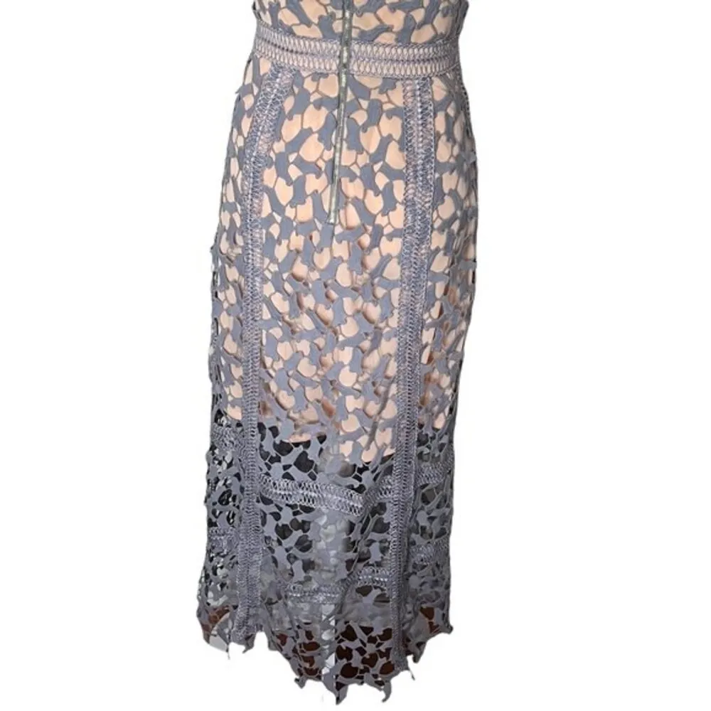 Elliatt Tingle Dress Lilac Floral Lace Overlay Revolve NWT Small - Image 6