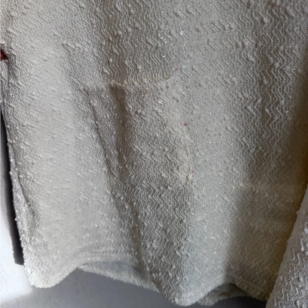 NWT Arula Cream Leighton Shine Sequin Skirtall Womens B 2X Coquette Girly - Image 2