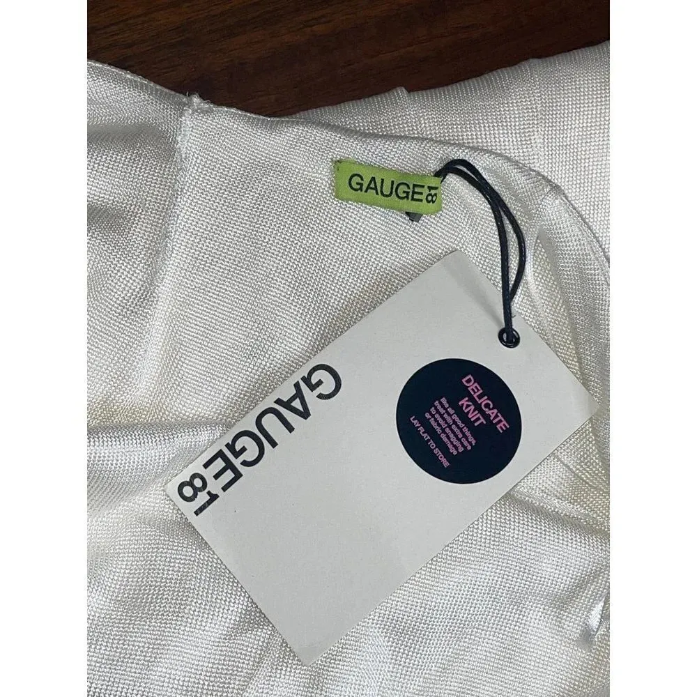 GAUGE81 Beja Gown in Ivory Small New Womens Long Dress White - Image 8