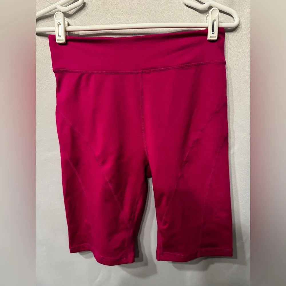 NWOT Free People FP Movement Odessa High Rise Athletic Shorts Size Medium Pink - Image 3