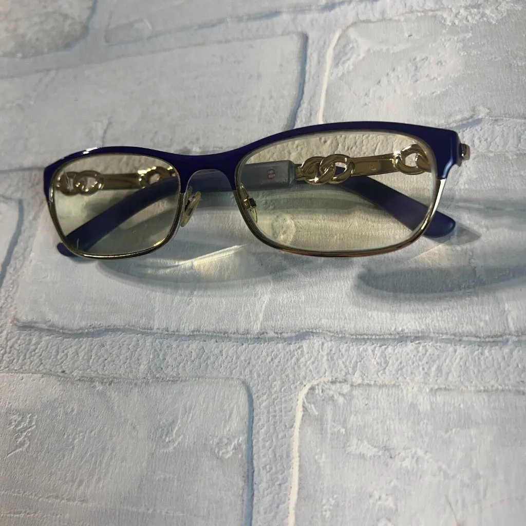 JIMMY CHOO Eyeglasses Frames Violet 53 16 135 78-8T2 Rectangle Made in Italy - Image 3