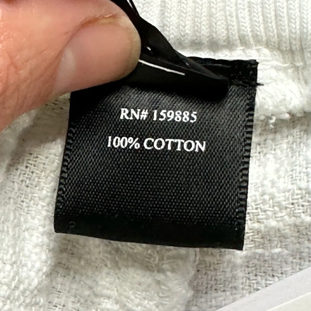 Bobi Los Angeles White Cotton Joggers NWT SZ Small - Image 8