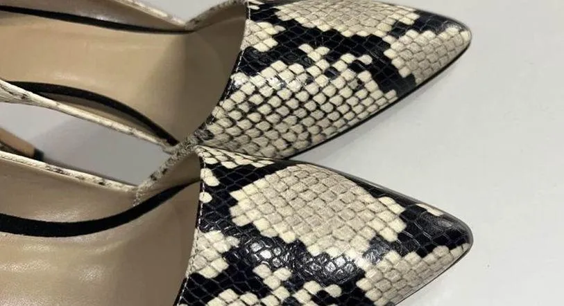 Ann Taylor Faux Snakeskin Pumps Women’s 8.5 - Image 5