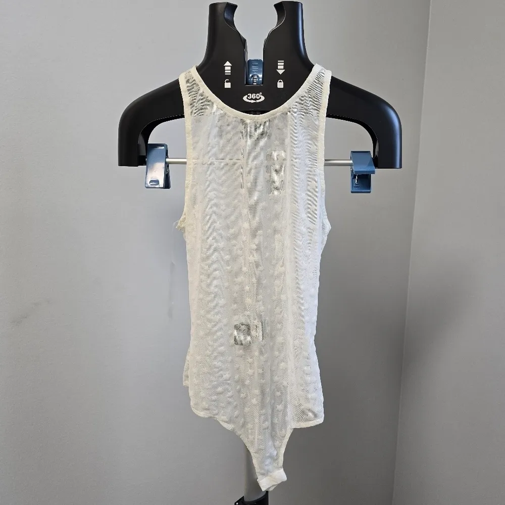 Lace Bodysuit Star Size Small Cottagecore Coquette Whimsical Layering NWT Sweet - Image 7