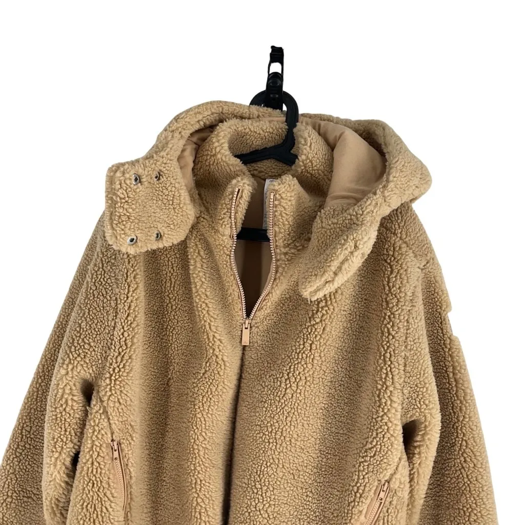 ALO Yoga Womens L Beige Foxy Sherpa Zip - Image 12