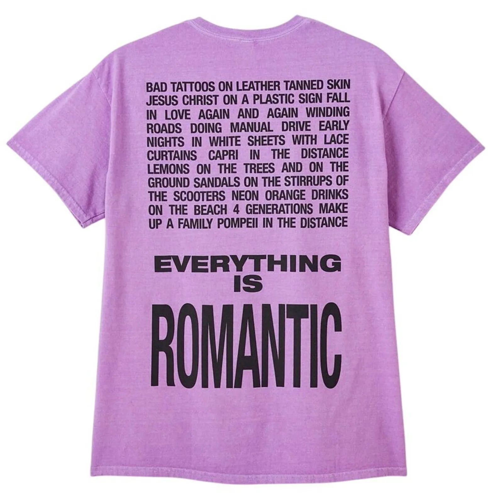 CHARLI XCX Everything Is Romantic Graphic Tee Size Large New without Tag SOO Pink - Image 5