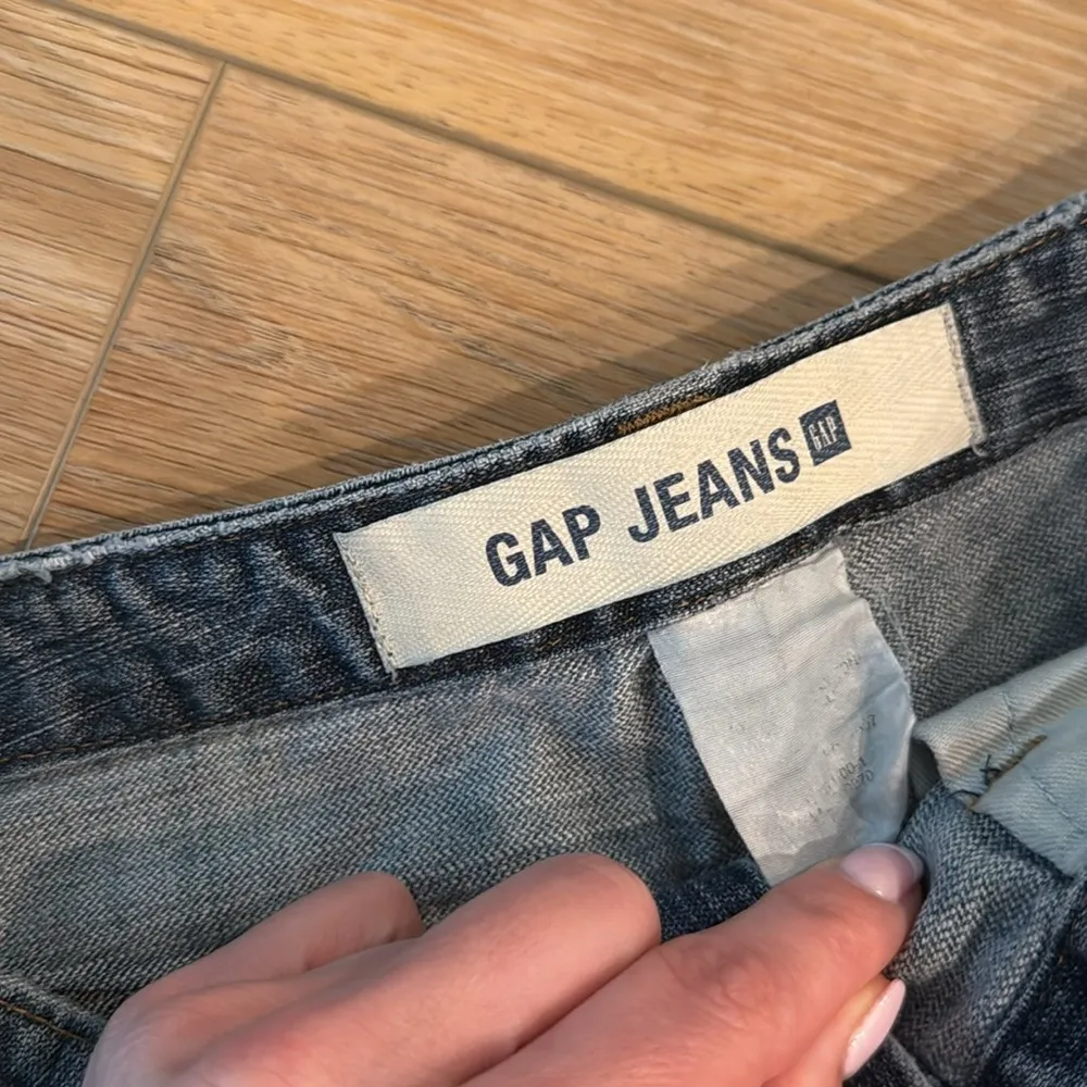 Gap Vintage Y2K Denim Maxi skirt split in back - Image 2